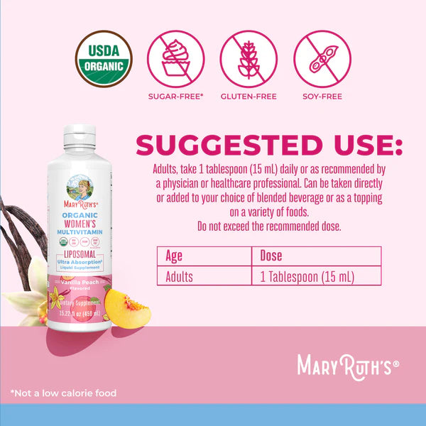 Mary Ruth's Women's Organic Multivitamin Liposomal