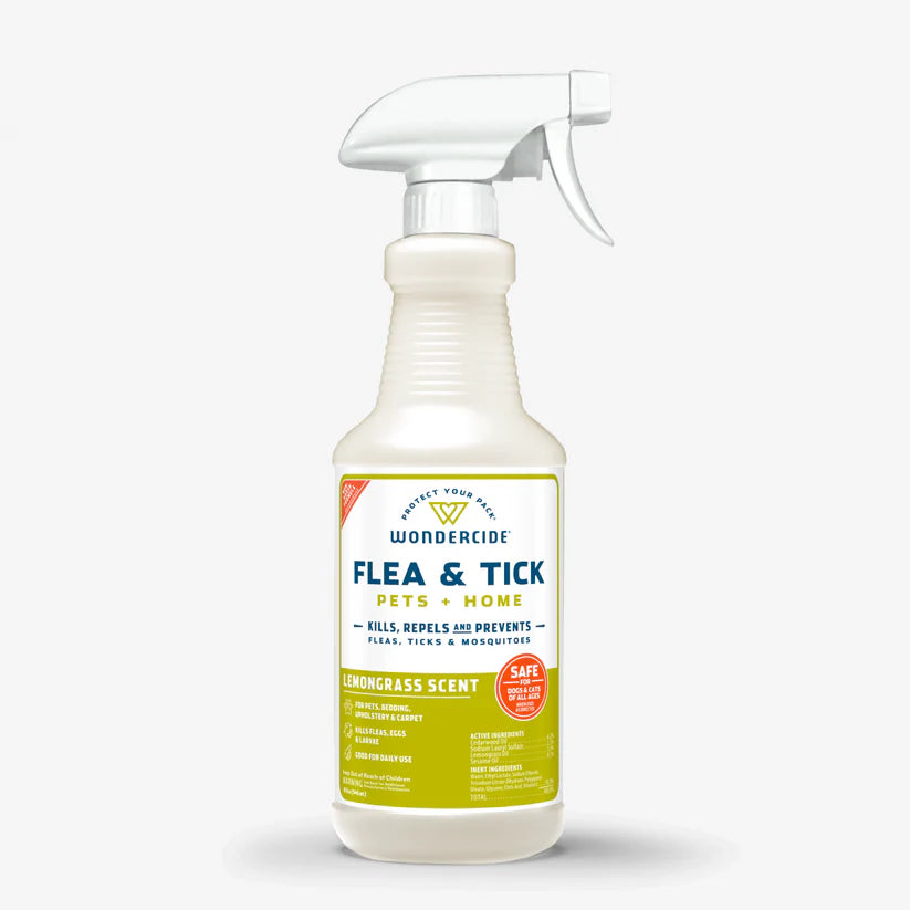 Wondercide Flea & Tick Spray for Pets + Home with Natural Essential Oils - 16 oz.