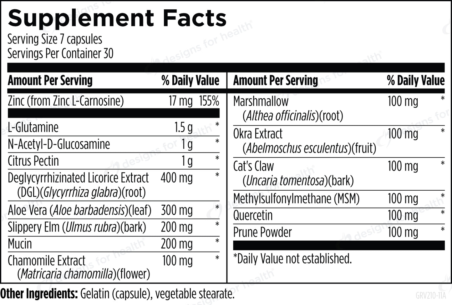 Designs for Health GI Revive
