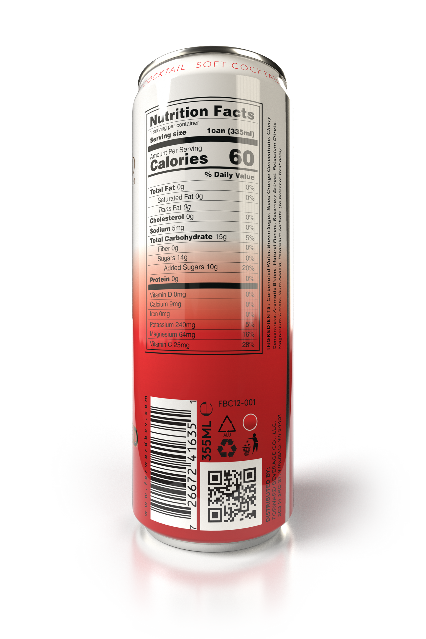 Forward Beverage Soft Cocktail - 12 oz. Can