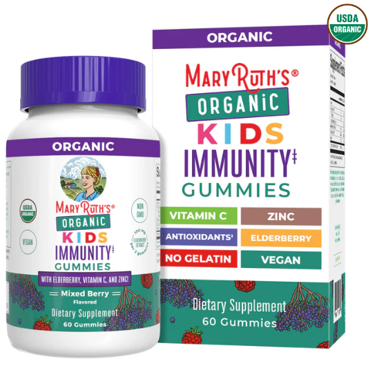 Mary Ruth's Organic Kids Immunity Gummies - Mixed Berry