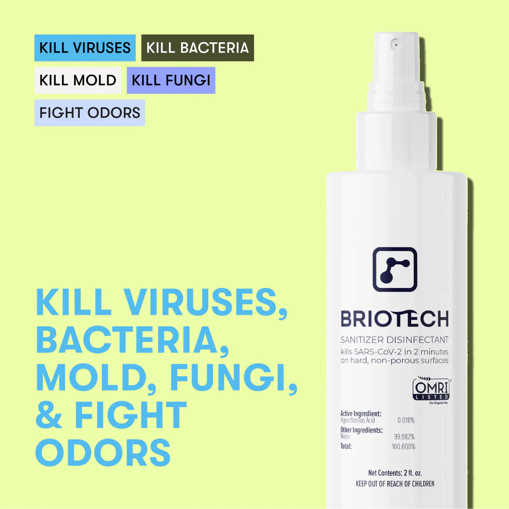 Briotech Sanitzer and Disinfectant 2 oz.