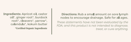 Earthley Lymphatic Cream 4 oz.