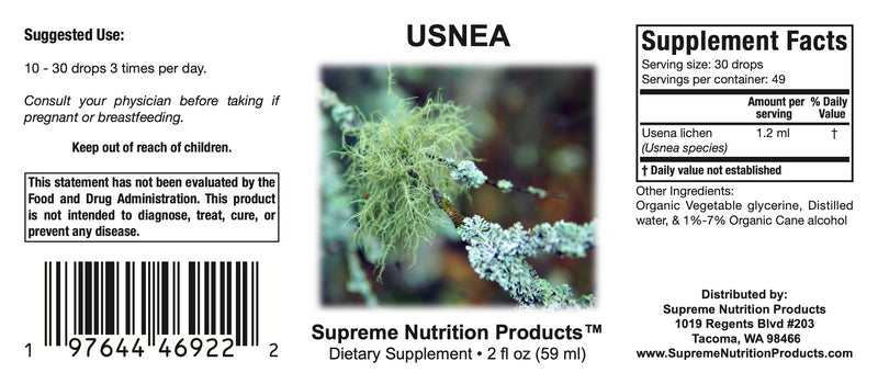 Supreme Nutrition Usnea Supreme Tincture