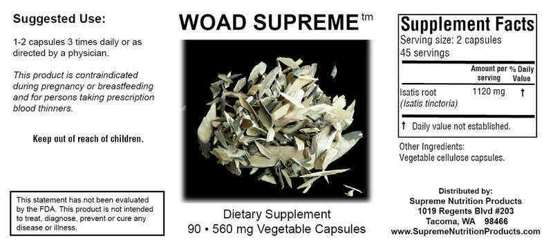 Supreme Nutrition Woad Supreme
