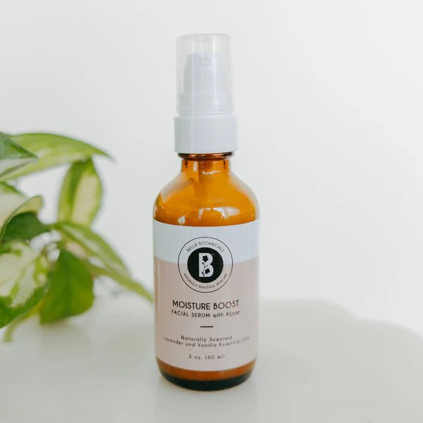 Bella Botanicals - Moisture Boost Facial Serum with Hyaluronic Acid and Algae - Wholistic Nutrition - Hair, Skin & Body Care - Bella Botanicals