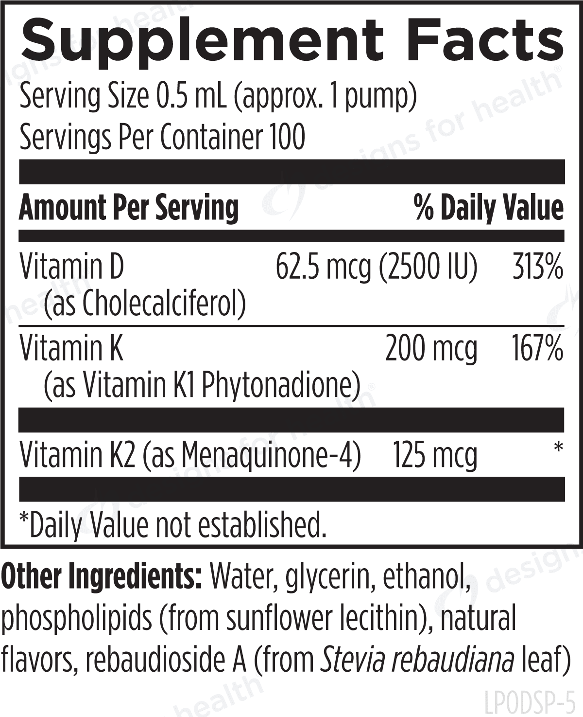 Designs for Health Liposomal D Supreme - 1.6 oz. - Wholistic Nutrition - Default - Designs for Health