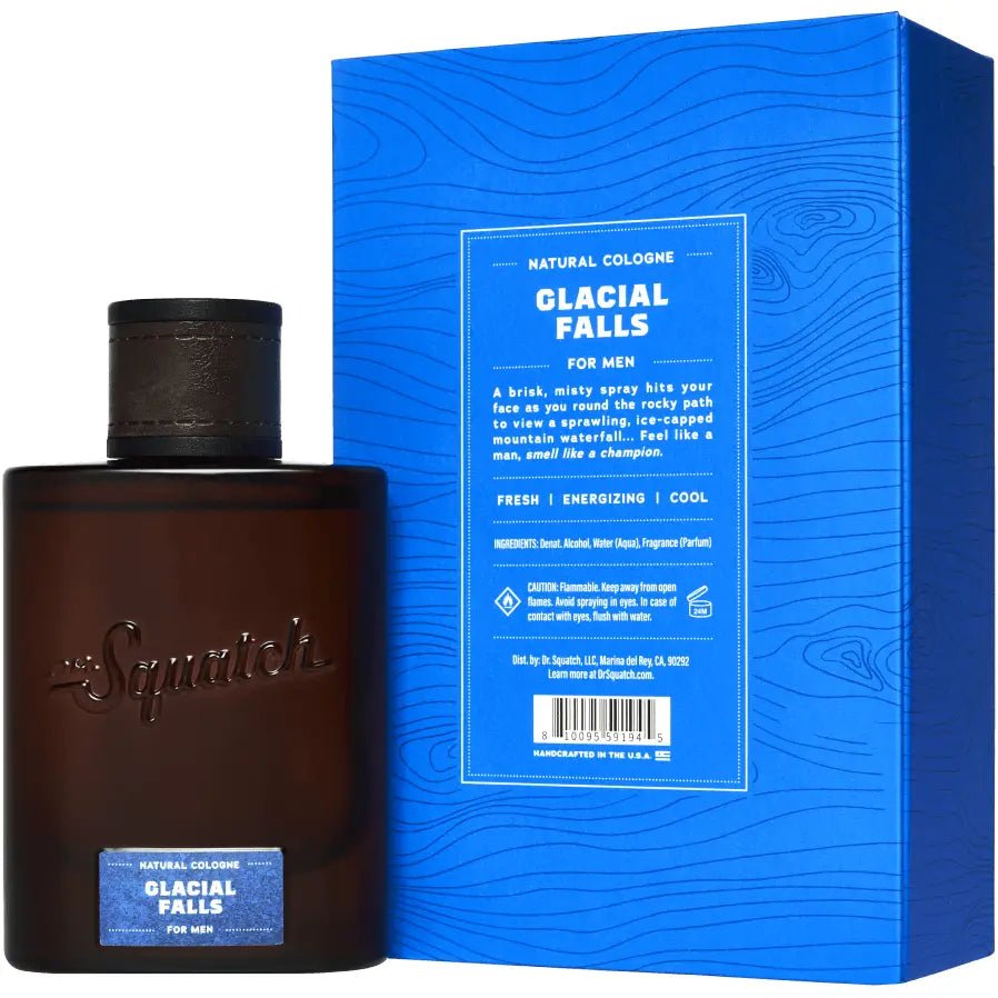 Dr. Squatch Glacial Falls Cologne - Wholistic Nutrition - Hair, Skin & Body Care - Dr. Squatch