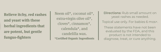 Earthley No More Yeast Salve 4 oz. - Wholistic Nutrition - Hair, Skin & Body Care - Earthley