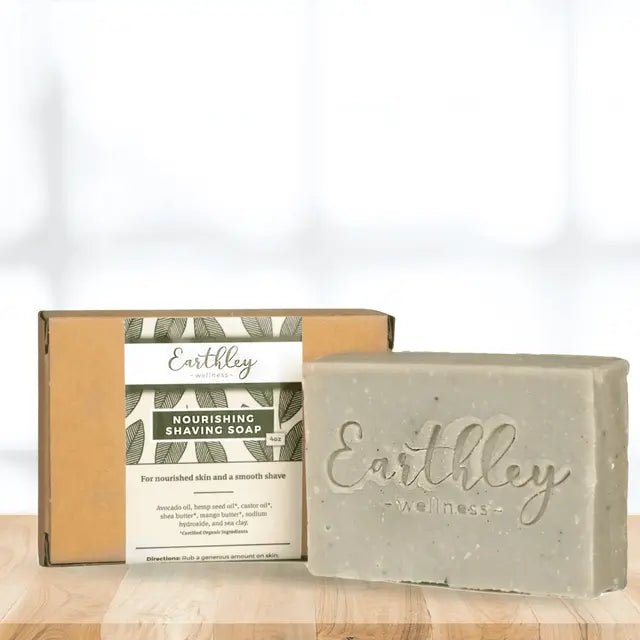 Earthley Nourishing Shaving Soap 4 oz. - Wholistic Nutrition - Default - Earthley