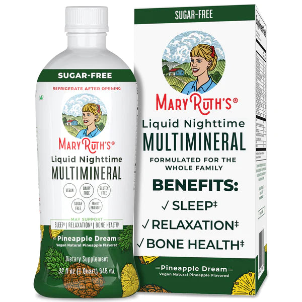 Liquid Nighttime Multimineral - Pineapple Dream Flavored