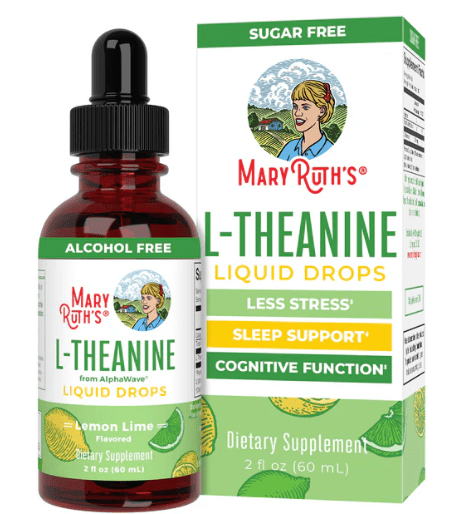 Mary Ruth's L - Theanine Drops, Lemon Lime 2oz - Wholistic Nutrition - Default - Mary Ruth