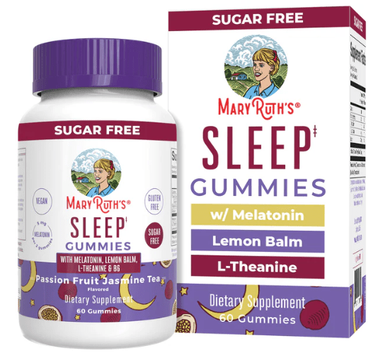 Mary Ruth's Melatonin Sleep Gummies - 60 gummies (30 servings) - Wholistic Nutrition - Default - Mary Ruth