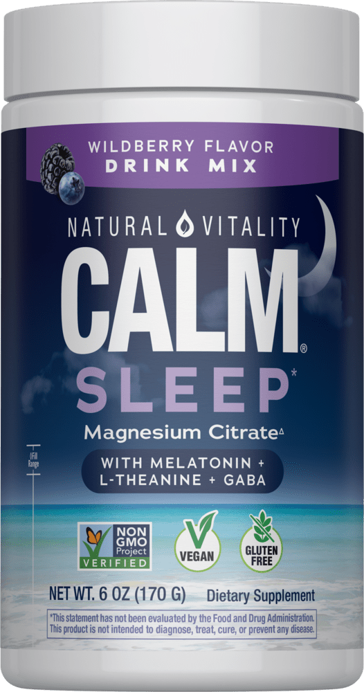 Natural Vitality Calm Sleep Drink Mixed Berry - Wholistic Nutrition - Default - Natural Vitality