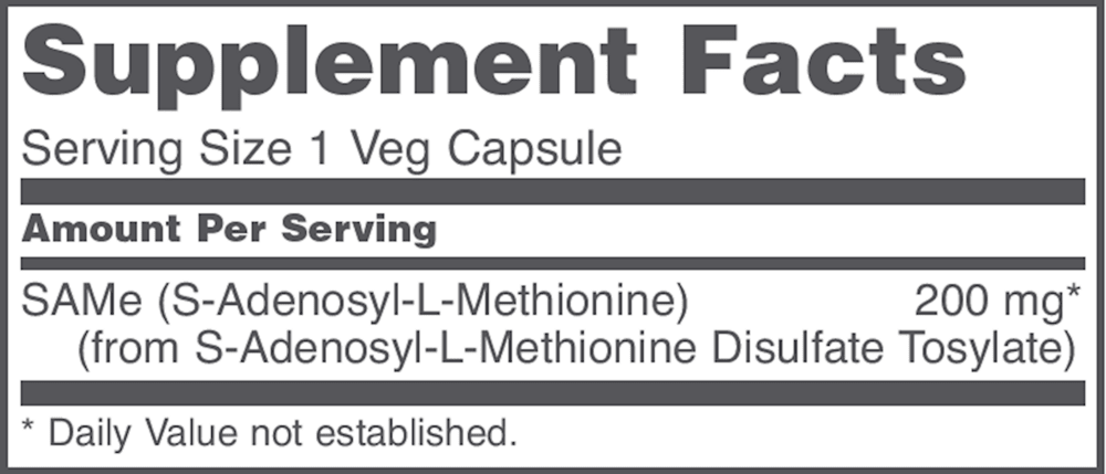 Protocol for Life SAME 200 mg 60 caps - Wholistic Nutrition - Protocol forLife