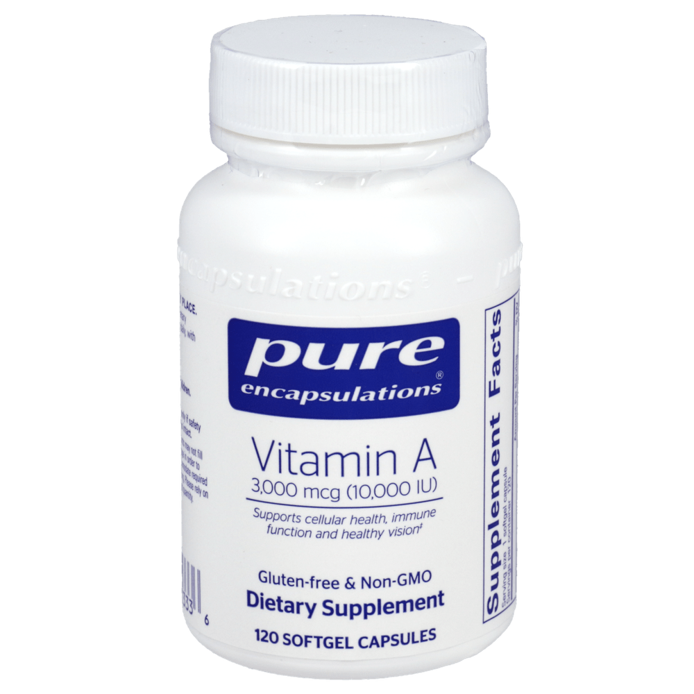 Pure Encapsulations Vitamin A 3,000mcg - Wholistic Nutrition - Wellness Supplements - Pure Encapsulations