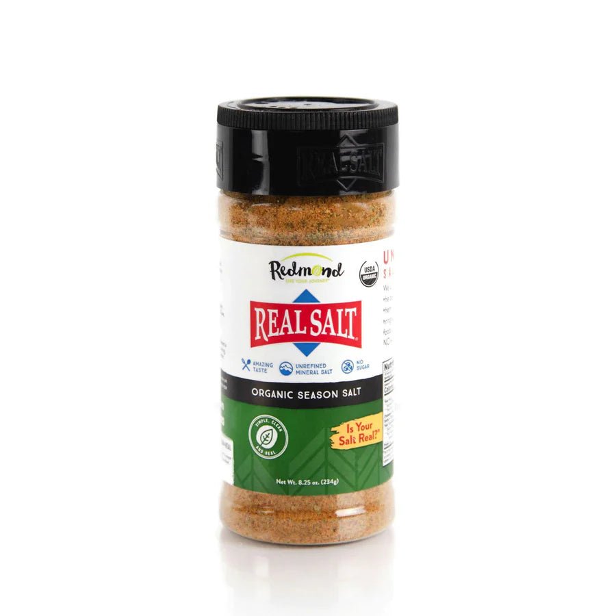 Redmond Real Salt Organic Season Salt - 8.25 oz - Wholistic Nutrition - Snacks - Redmond