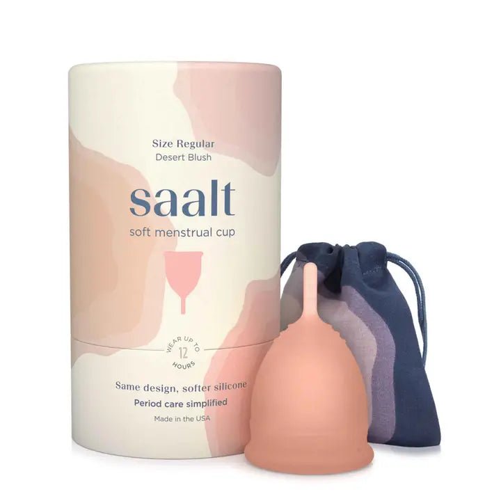 Saalt Soft Menstral Cup Desert Blush - Wholistic Nutrition - Hair, Skin & Body Care - Saalt