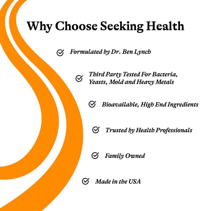 Seeking Health Testosterone Nutrients - 120 caps - Wholistic Nutrition - Wellness Supplements - Seeking Health