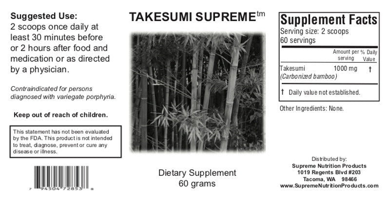 Supreme Nutrition Takesumi Supreme - Powder - Wholistic Nutrition - Wellness Supplements - Supreme Nutrition