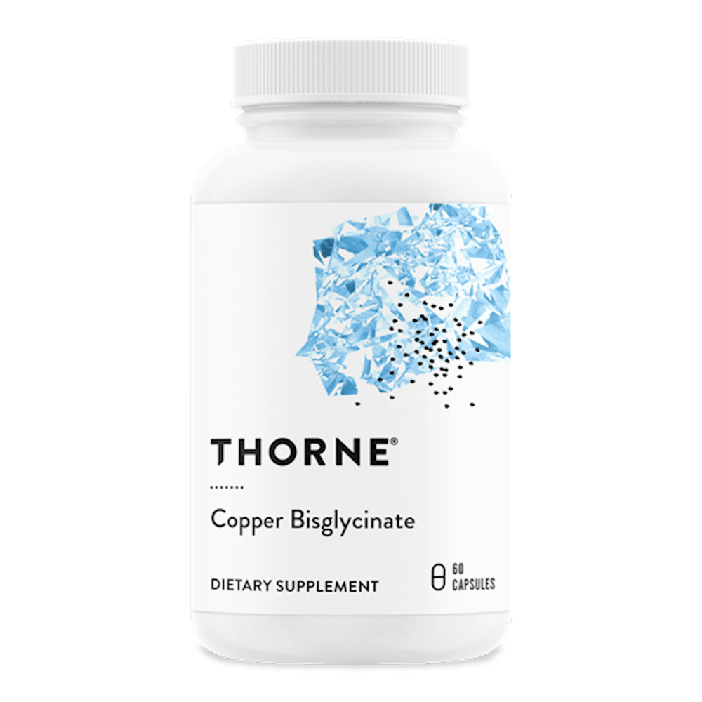 Thorne Copper Bisglycinate 60 cap - Wholistic Nutrition - Default - Thorne