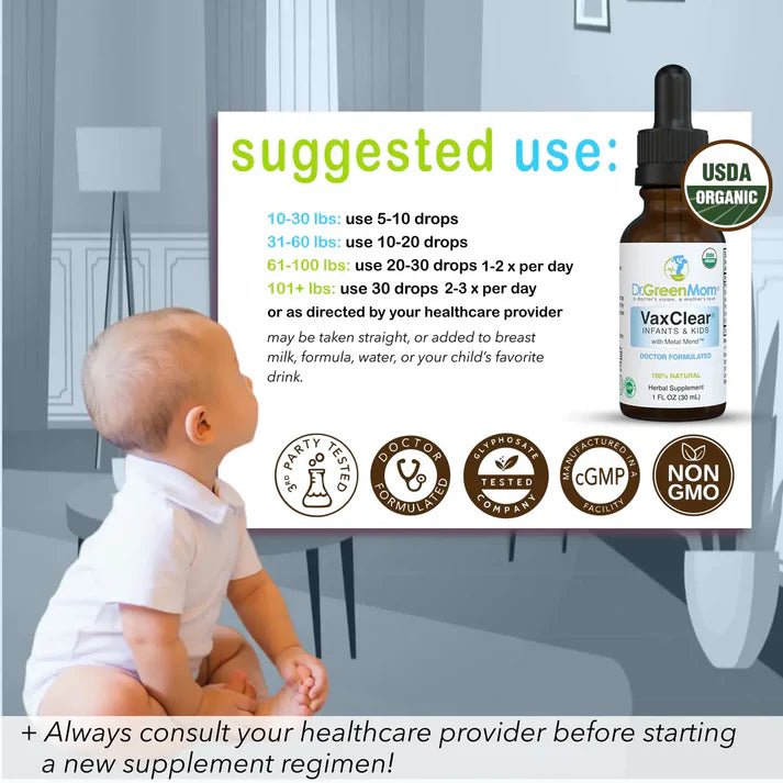 VaxClear® With Aluminum Guard™ - Wholistic Nutrition - Wholistic Medicine Cabinet - Dr. Green Life/Mom