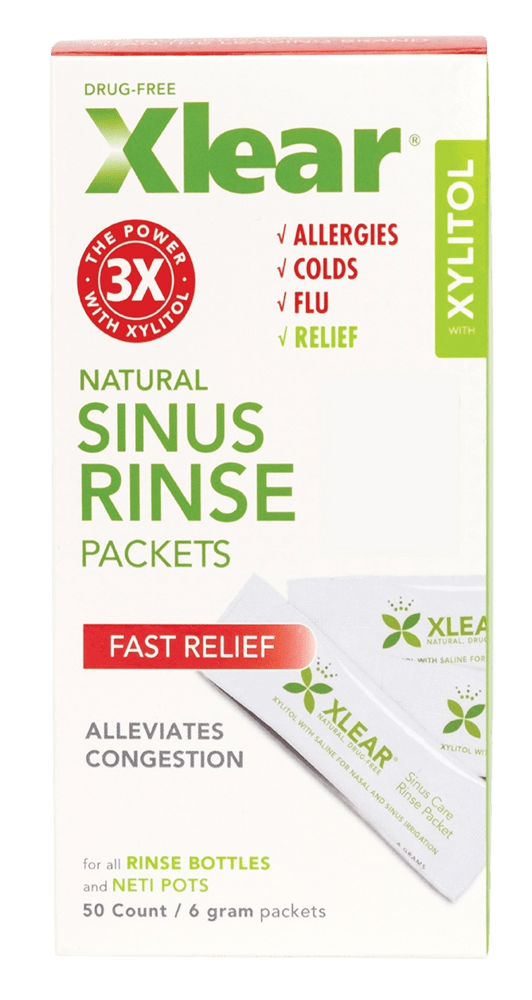 Xlear Sinus Rinse Neti Refill Solution (50 pkt) - Wholistic Nutrition - Wholistic Nutrition