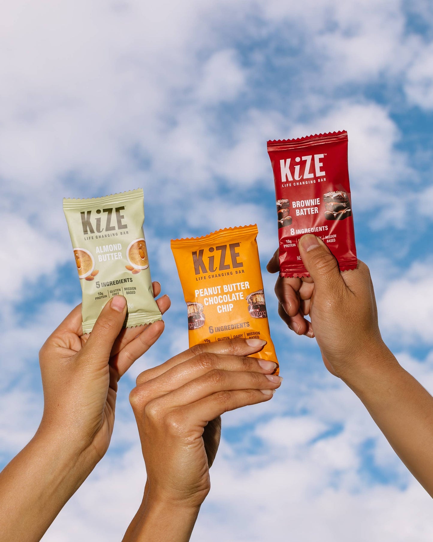 KiZE Almond Butter Bar - 10ct box (CONTAINS DAIRY)