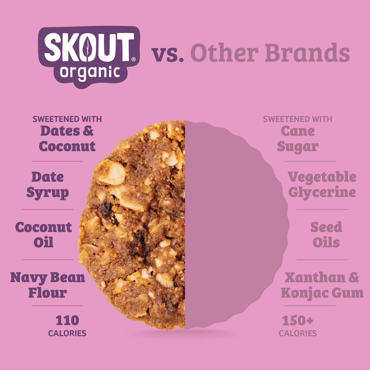 Skout Organic Oatmeal Raisin Soft Baked Cookies