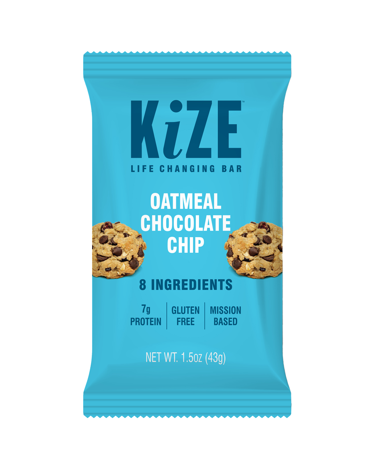 KiZE Oatmeal Chocolate Chip - Individual bar