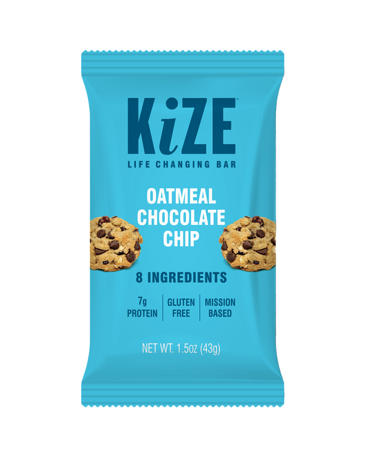 KiZE Oatmeal Chocolate Chip Bar - 10ct box