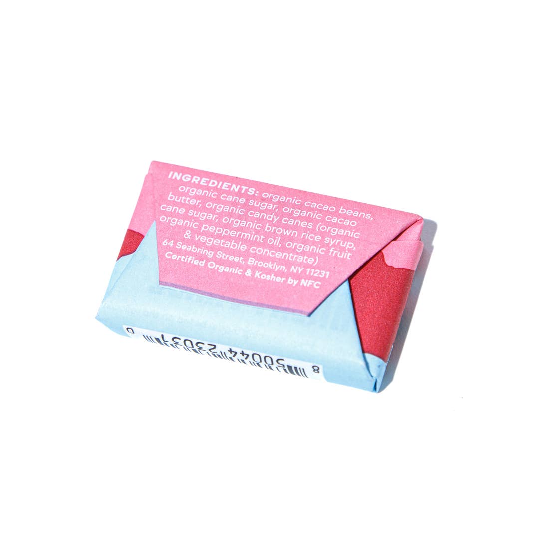 Raaka Chocolate Candy Cane Crunch Minis Bags - Holiday Winter Limited Batch