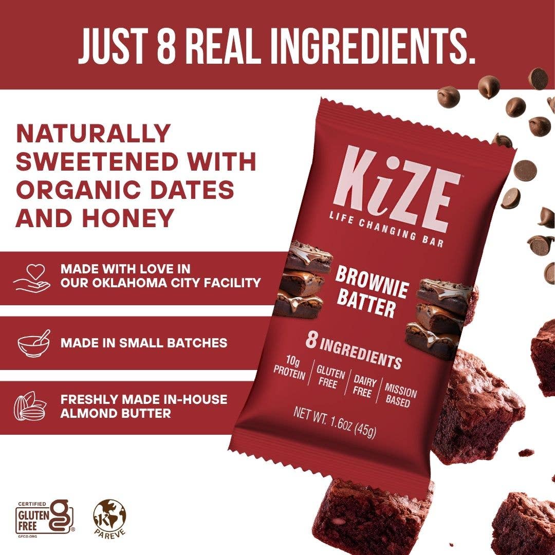 KiZE Brownie Batter - Individual bar