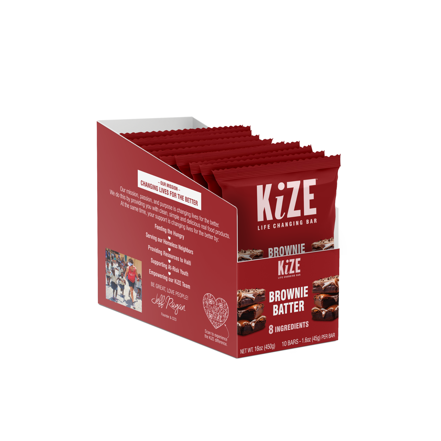 KiZE Brownie Batter - Individual bar