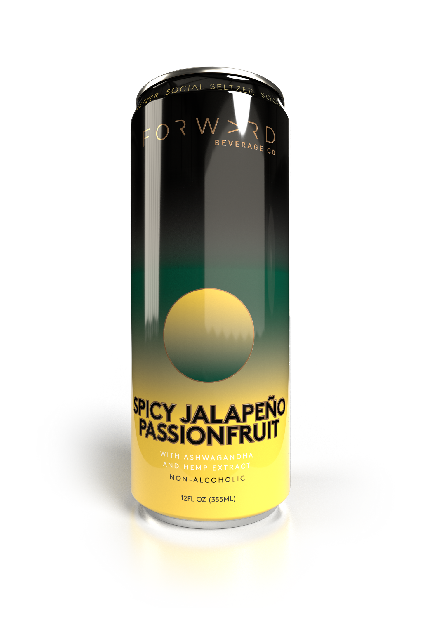Forward Beverage Social Seltzer (2.5 MG THC, 7.5 MG CBD) 12 oz. Can