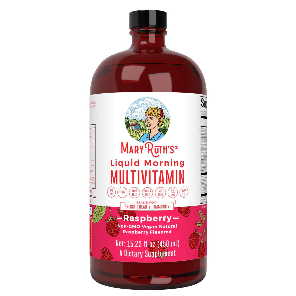 Mary Ruth's Liquid Morning Multivitamin - Raspberry (15 oz)