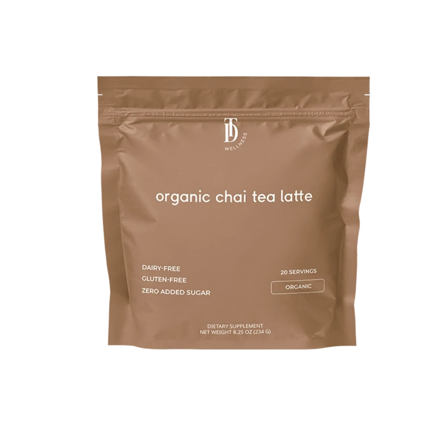 Taylor Dukes Wellness Organic Chai Tea Latte