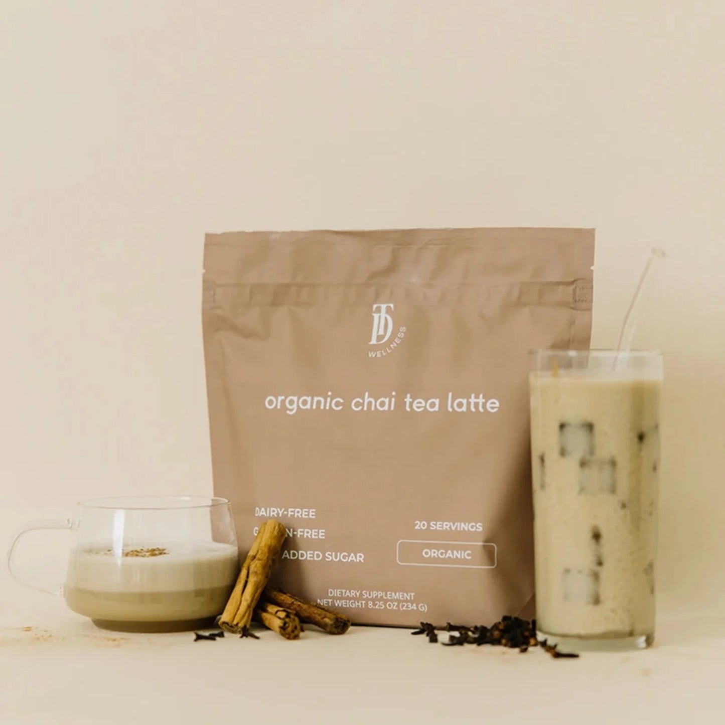 Taylor Dukes Wellness Organic Chai Tea Latte