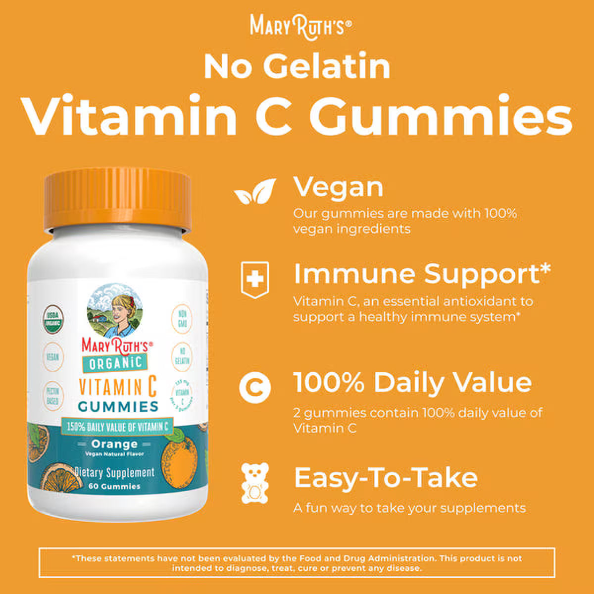 Organic Vitamin C Gummies (60 Gummies) (Copy)