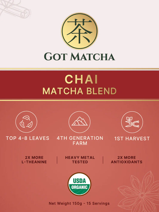 GotMatcha Chai Matcha Blend (Formerly Vanilla Chai)