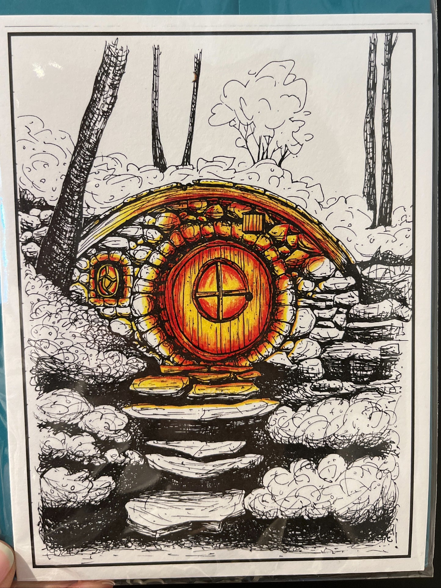 Biophilia & Ink Hand-Drawn Card