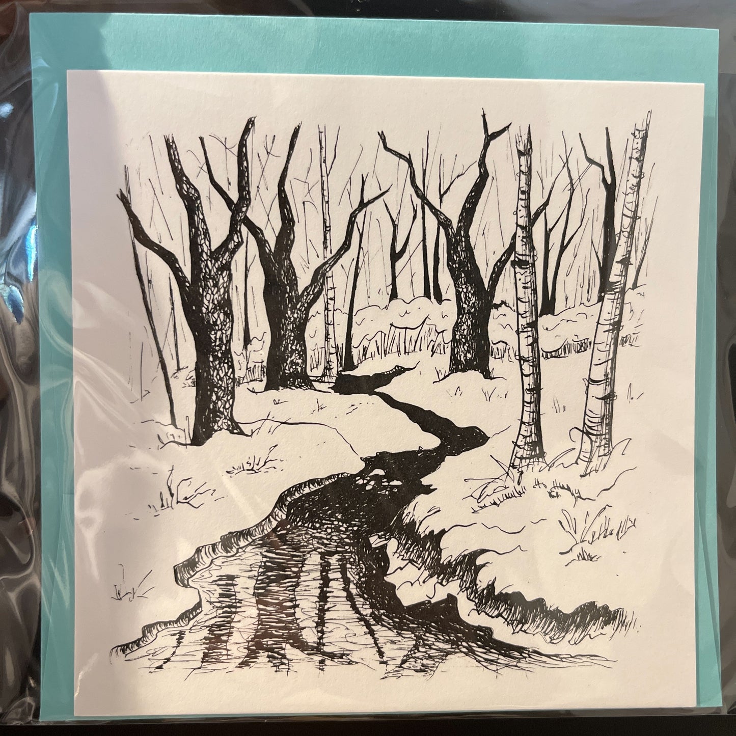 Biophilia & Ink Hand-Drawn Card