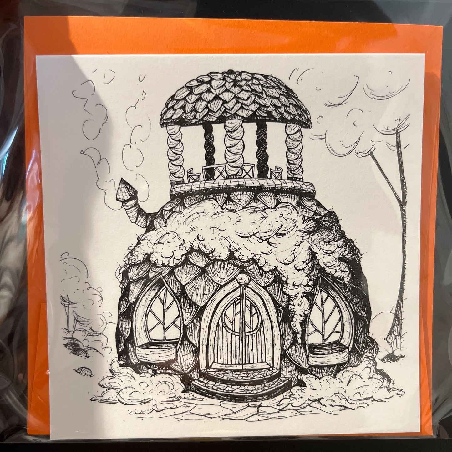 Biophilia & Ink Hand-Drawn Card