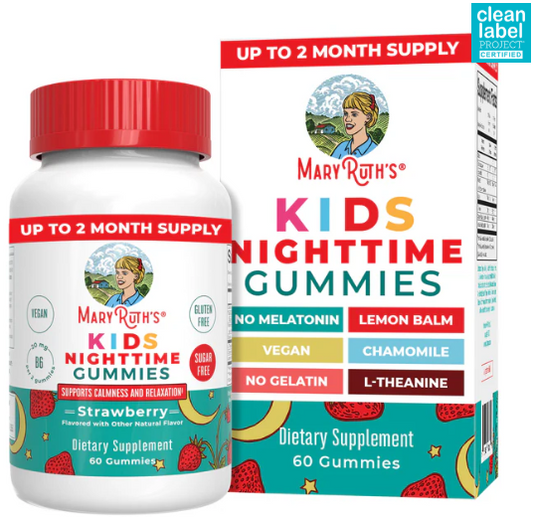 Mary Ruth's Kid's Sleep Gummies (Melatonin Free) 60 gummies - 30 servings