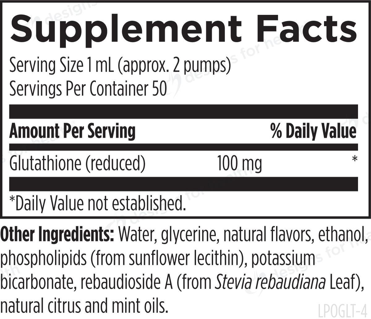 Designs for Health Liposomal Glutathione
