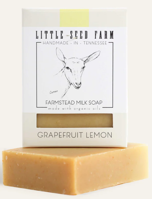 Little Seed Farm - Grapefruit Lemon Bar Soap - Brightening