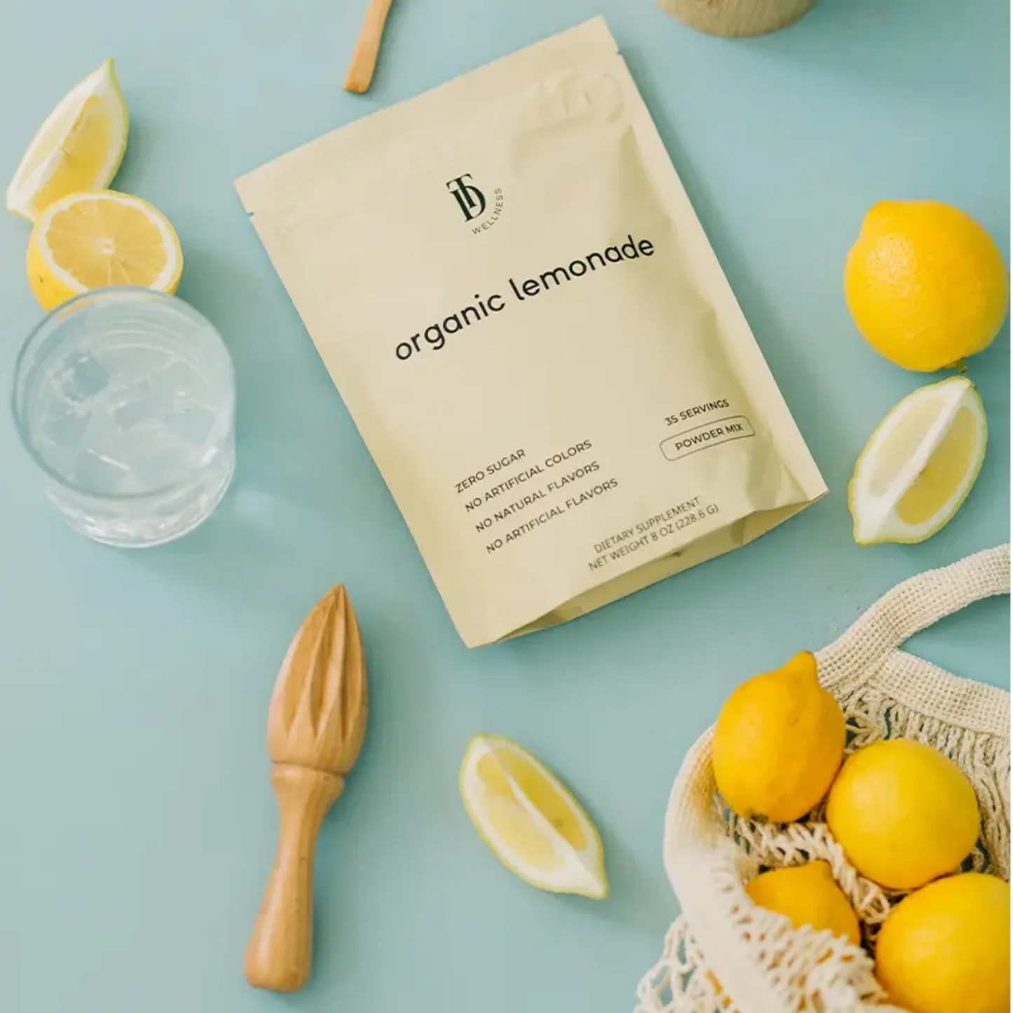 Taylor Dukes Wellness Organic Lemonade