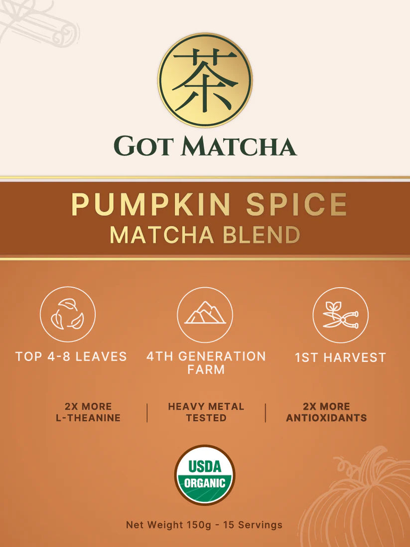 *GotMatcha Pumpkin Spice Tea Organic