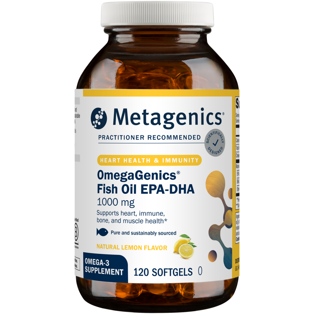Metagenics Omegagenics EPA-Dha 1000 - Omega-3 Oil 120 ct