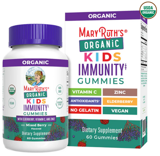 Mary Ruth's Organic Kids Immunity Gummies - Mixed Berry